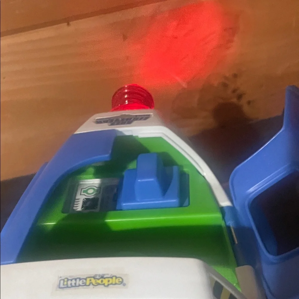 Buzz Lightyear Space Adventure Toy Vehicle with Blue and White Design - Picture 4 of 4